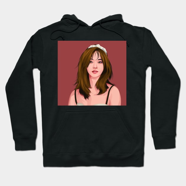 Tzuyu vECTOR Hoodie by Kazepy Art Official